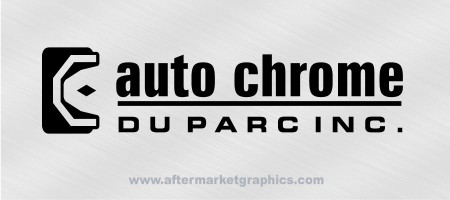 Auto Chrome Decals - Pair (2 pieces)